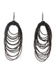 Brunello Cucinelli Beaded Tiered Monili Drop Earrings
