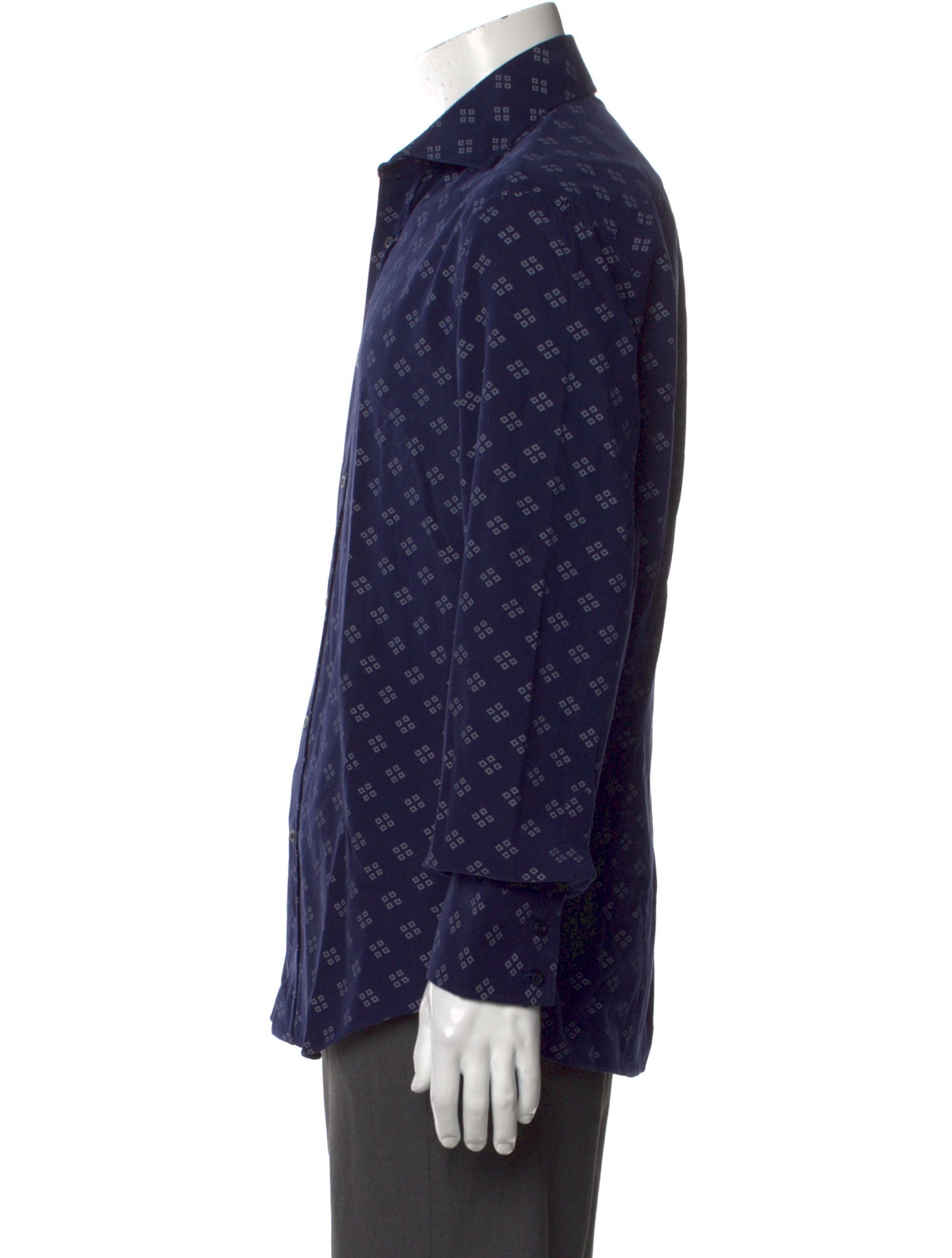 Brunello Cucinelli Printed Long Sleeve Shirt