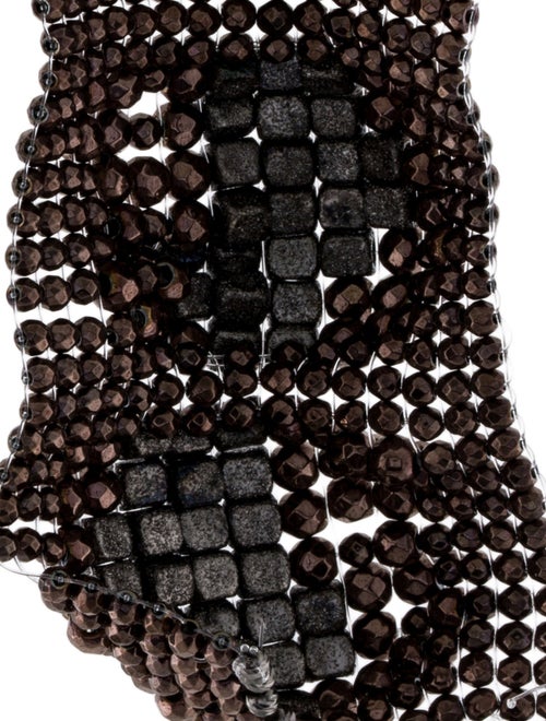 Brunello Cucinelli Two-Tone Sculptured Drop Earrings