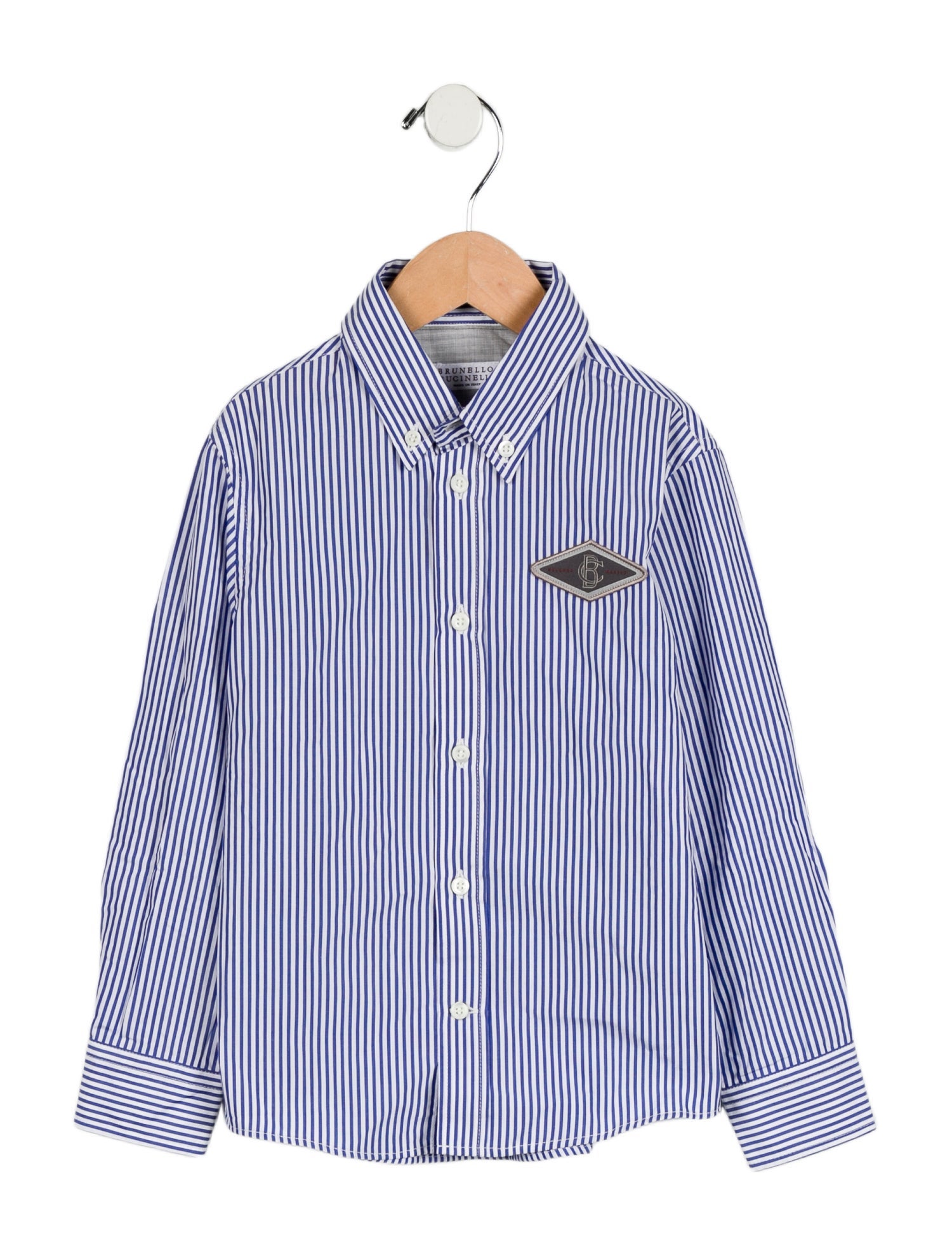 Brunello Cucinelli Boy's Button Up Shirt