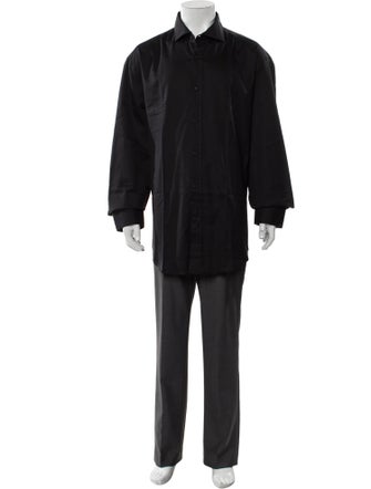 Brunello Cucinelli Long Sleeve Tuxedo Shirt