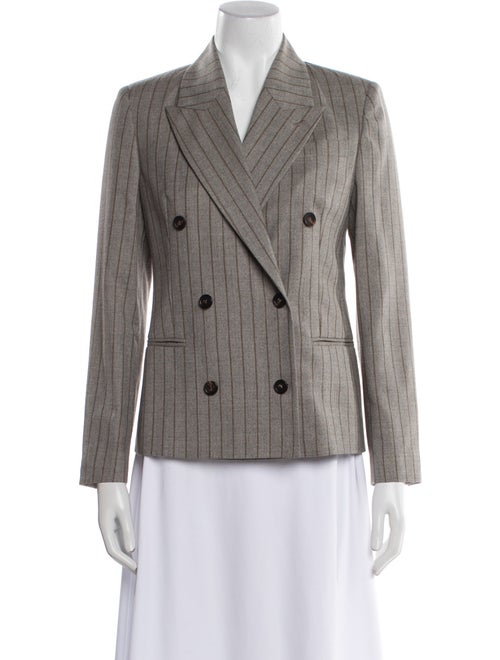 Brunello Cucinelli Virgin Wool Striped Blazer