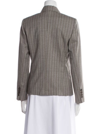 Brunello Cucinelli Virgin Wool Striped Blazer
