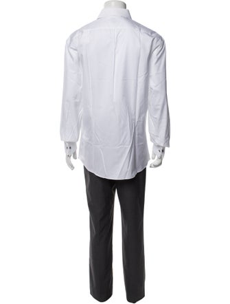 Brunello Cucinelli Long Sleeve Tuxedo Shirt