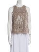 Brunello Cucinelli Silk Crew Neck Top