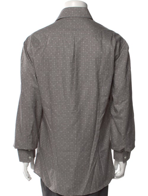 Brunello Cucinelli Printed Long Sleeve Dress Shirt