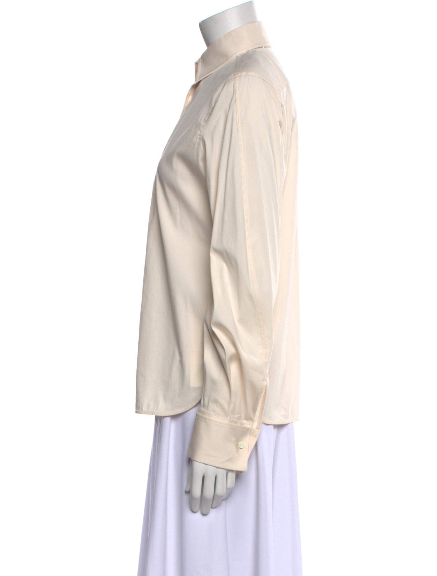 Brunello Cucinelli Long Sleeve Button-Up Top w/ Tags