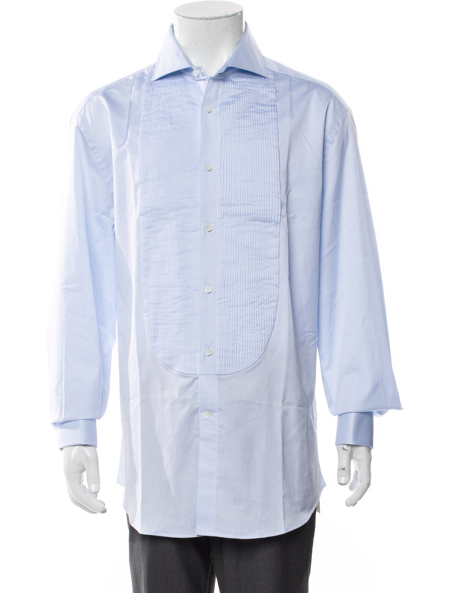 Brunello Cucinelli Long Sleeve Tuxedo Shirt