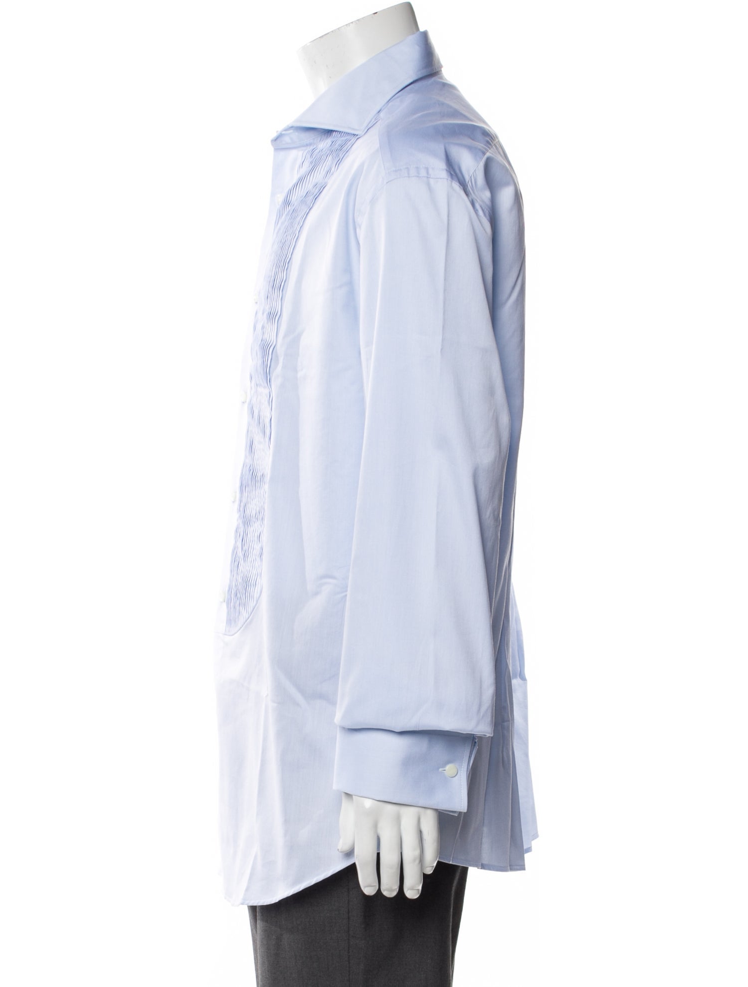 Brunello Cucinelli Long Sleeve Tuxedo Shirt