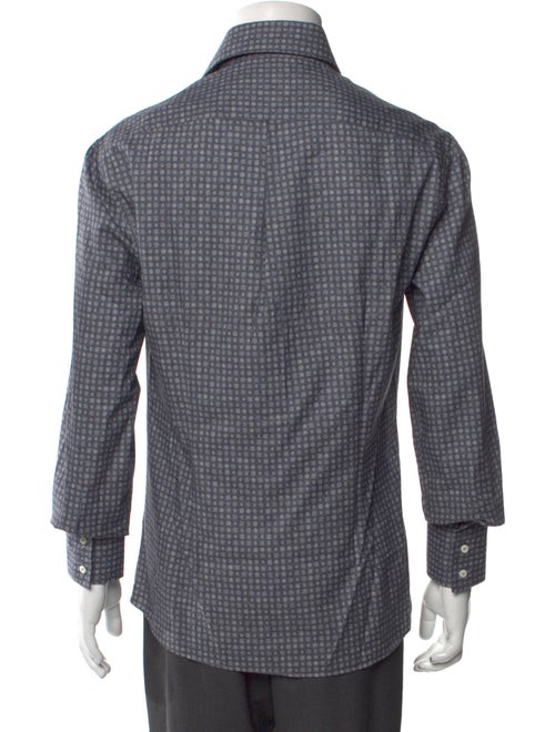 Brunello Cucinelli Printed Long Sleeve Dress Shirt
