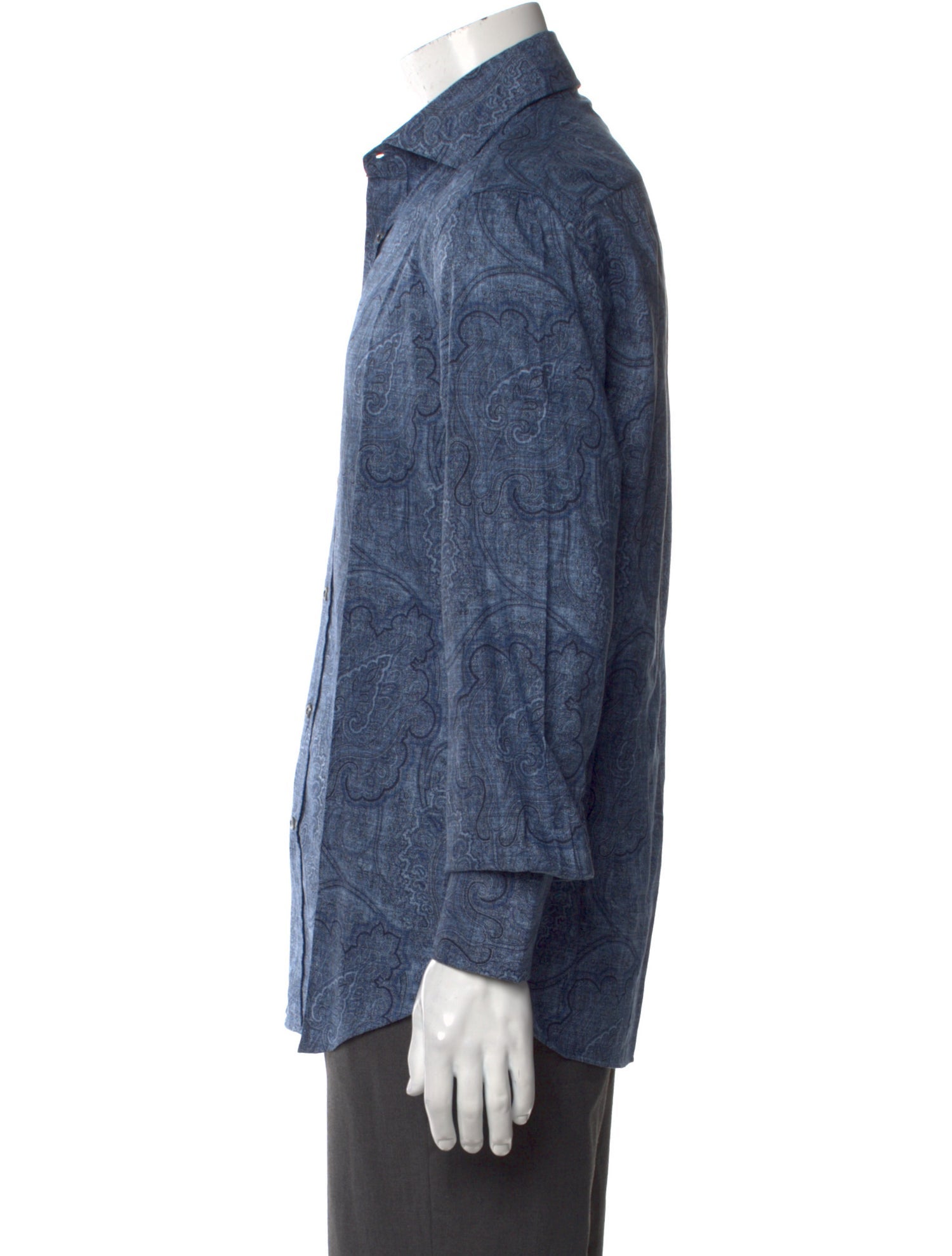 Brunello Cucinelli Printed Long Sleeve Shirt