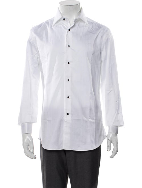 Brunello Cucinelli Long Sleeve Tuxedo Shirt