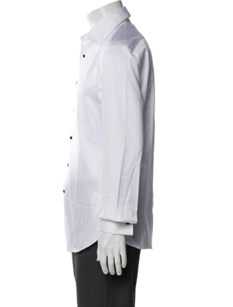 Brunello Cucinelli Long Sleeve Tuxedo Shirt