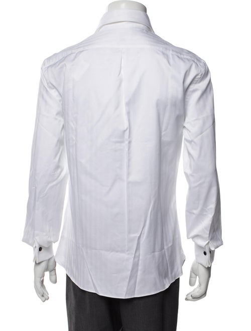 Brunello Cucinelli Long Sleeve Tuxedo Shirt