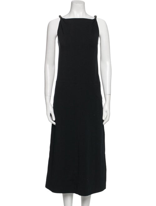 Brunello Cucinelli Square Neckline Midi Length Dress