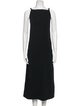 Brunello Cucinelli Square Neckline Midi Length Dress