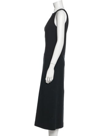 Brunello Cucinelli Square Neckline Midi Length Dress