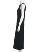 Brunello Cucinelli Square Neckline Midi Length Dress