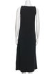Brunello Cucinelli Square Neckline Midi Length Dress