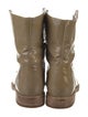 Brunello Cucinelli Patent Leather Combat Boots
