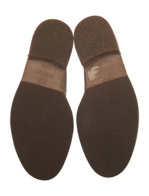 Brunello Cucinelli Patent Leather Combat Boots