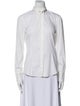 Brunello Cucinelli Long Sleeve Button-Up Top