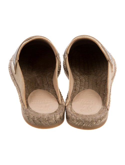 Brunello Cucinelli Monili Leather Espadrilles
