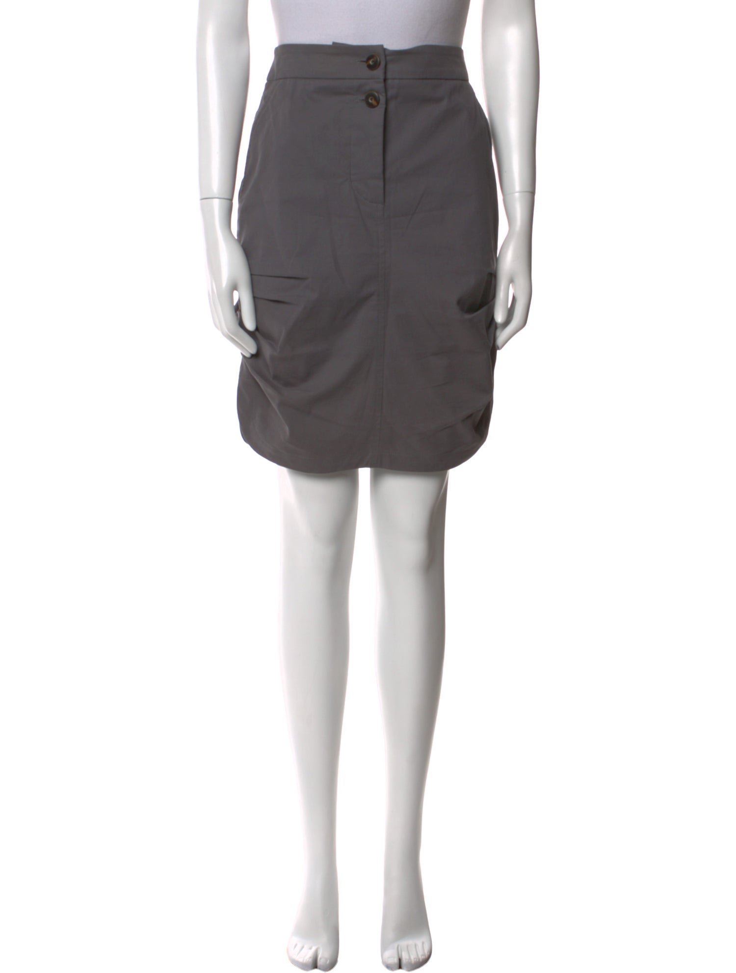 Brunello Cucinelli Pleated Accents Mini Skirt