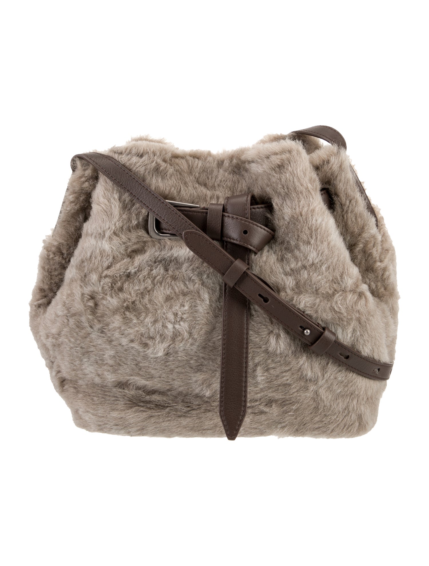 Brunello Cucinelli Fur Shoulder Bag