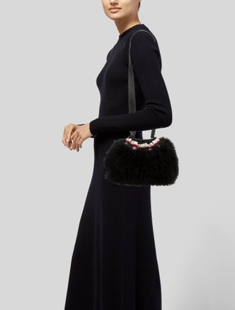 Brunello Cucinelli Fur Shoulder Bag