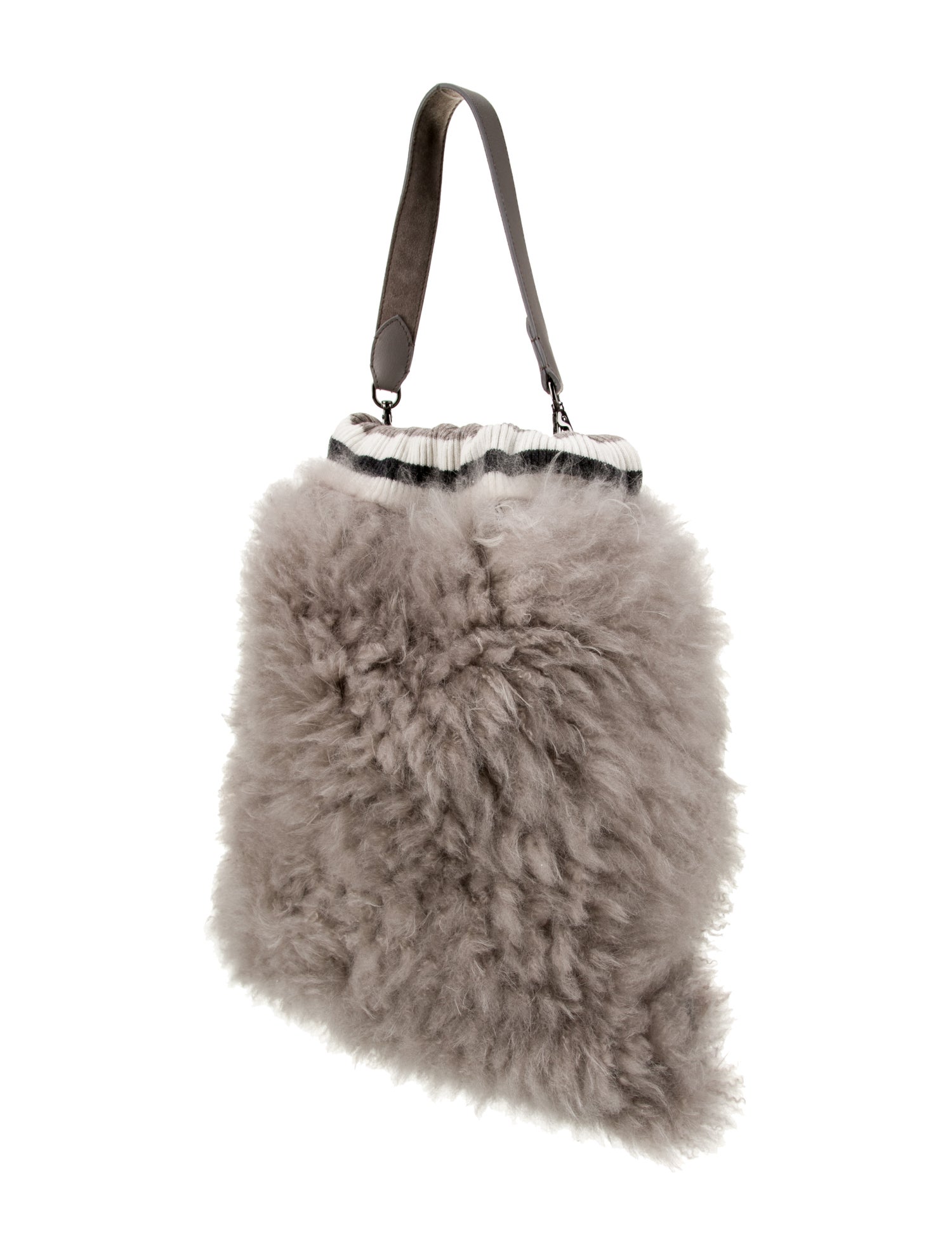 Brunello Cucinelli Fur Bucket Bag