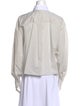 Brunello Cucinelli Striped Long Sleeve Button-Up Top