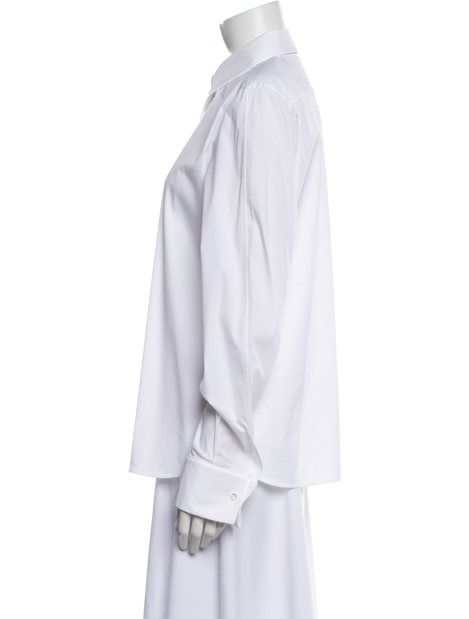 Brunello Cucinelli Long Sleeve Button-Up Top