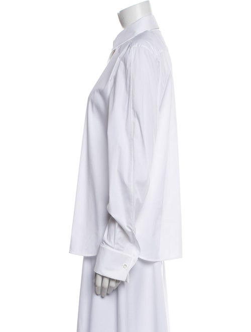 Brunello Cucinelli Long Sleeve Button-Up Top