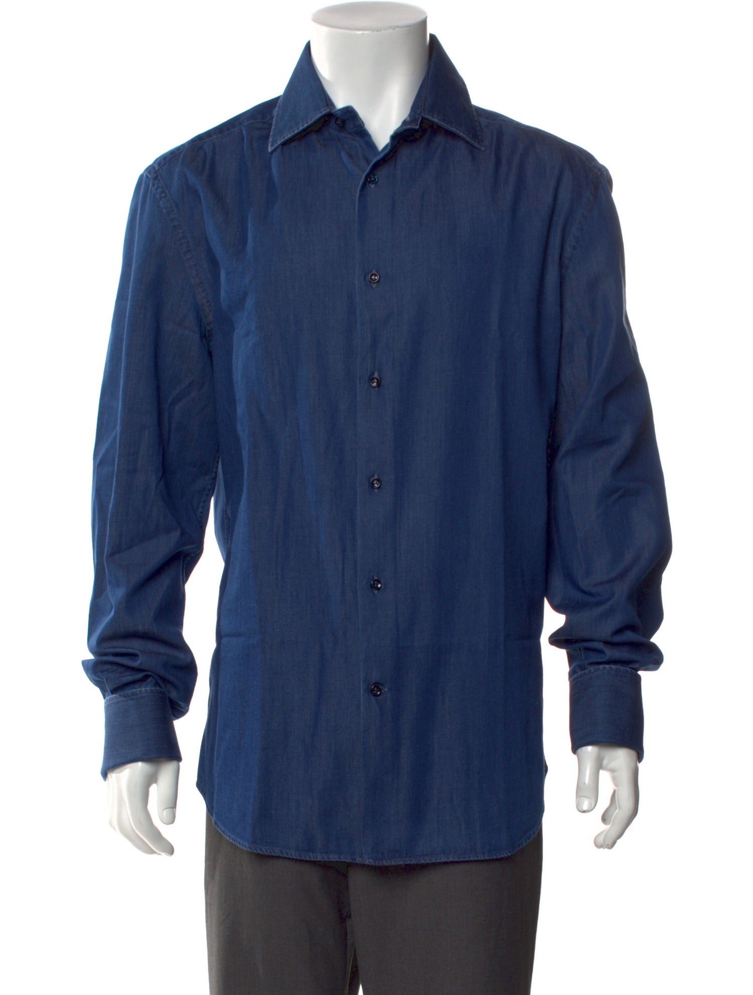 Brunello Cucinelli Long Sleeve Denim Shirt