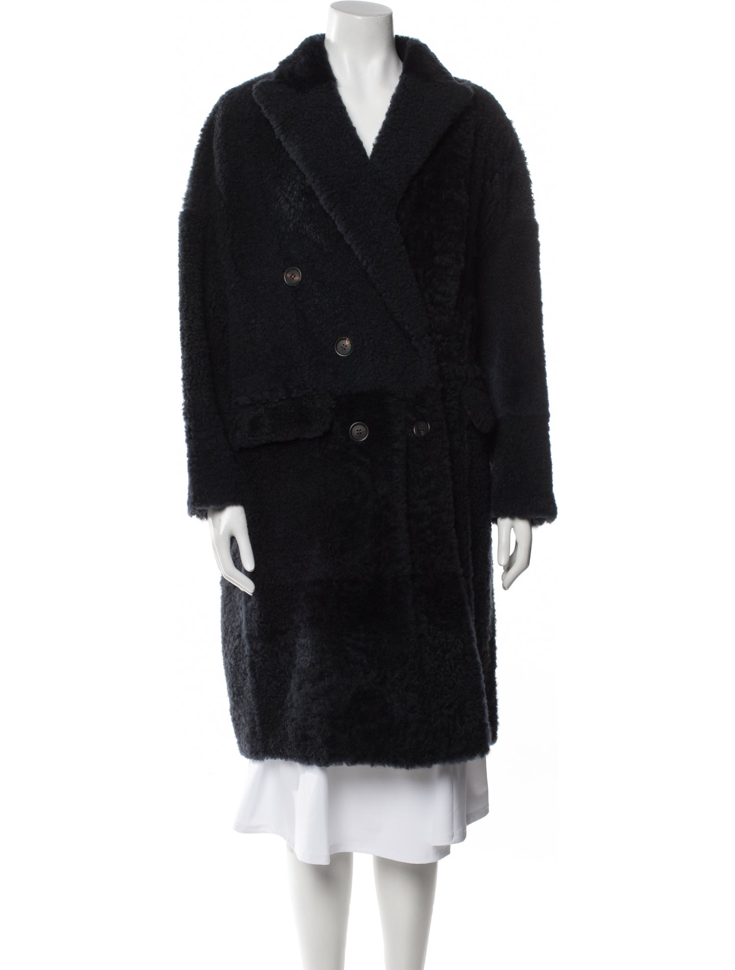 Brunello Cucinelli Faux Fur Coat