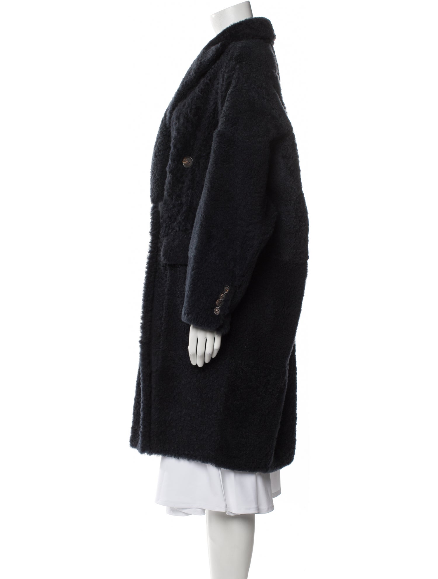 Brunello Cucinelli Faux Fur Coat