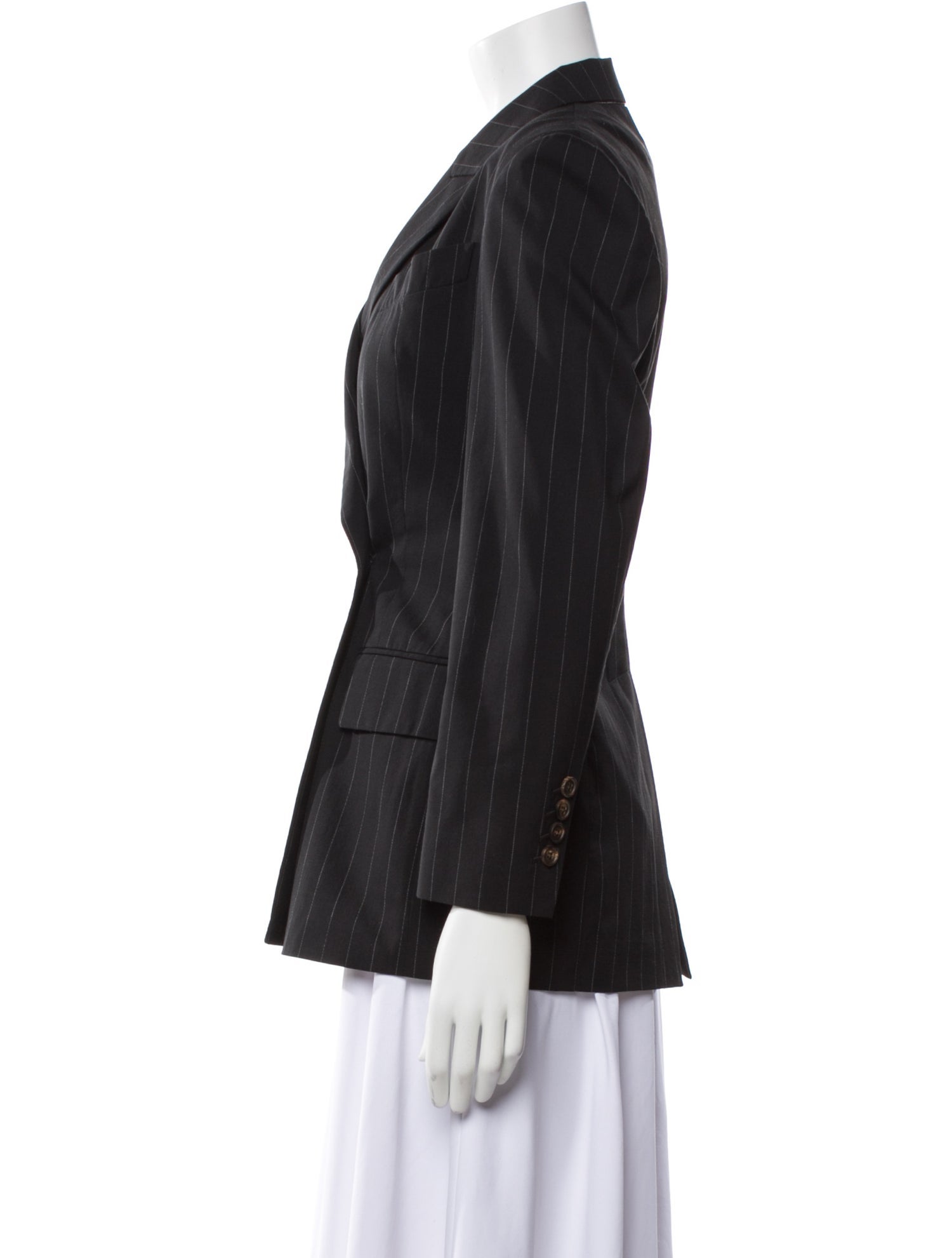 Brunello Cucinelli Virgin Wool Striped Blazer w/ Tags