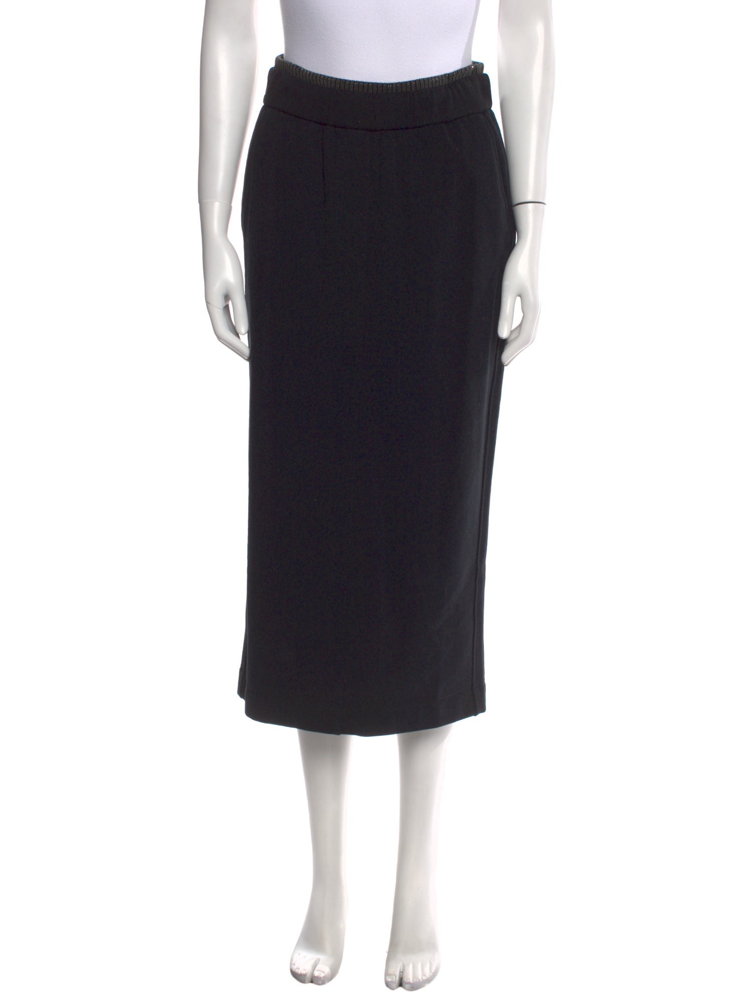 Brunello Cucinelli Beaded Accents Midi Length Skirt w/ Tags