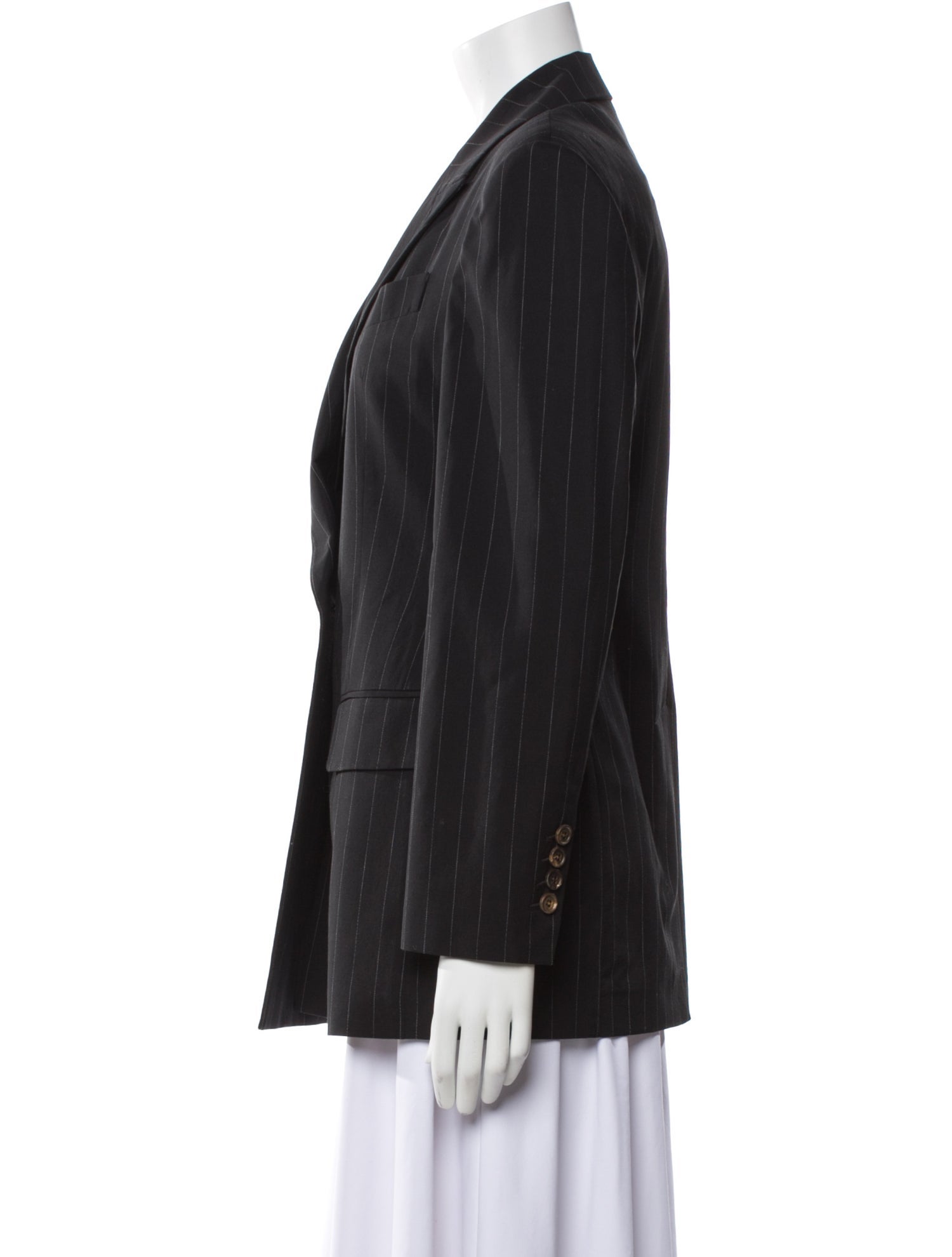 Brunello Cucinelli Virgin Wool Striped Blazer w/ Tags