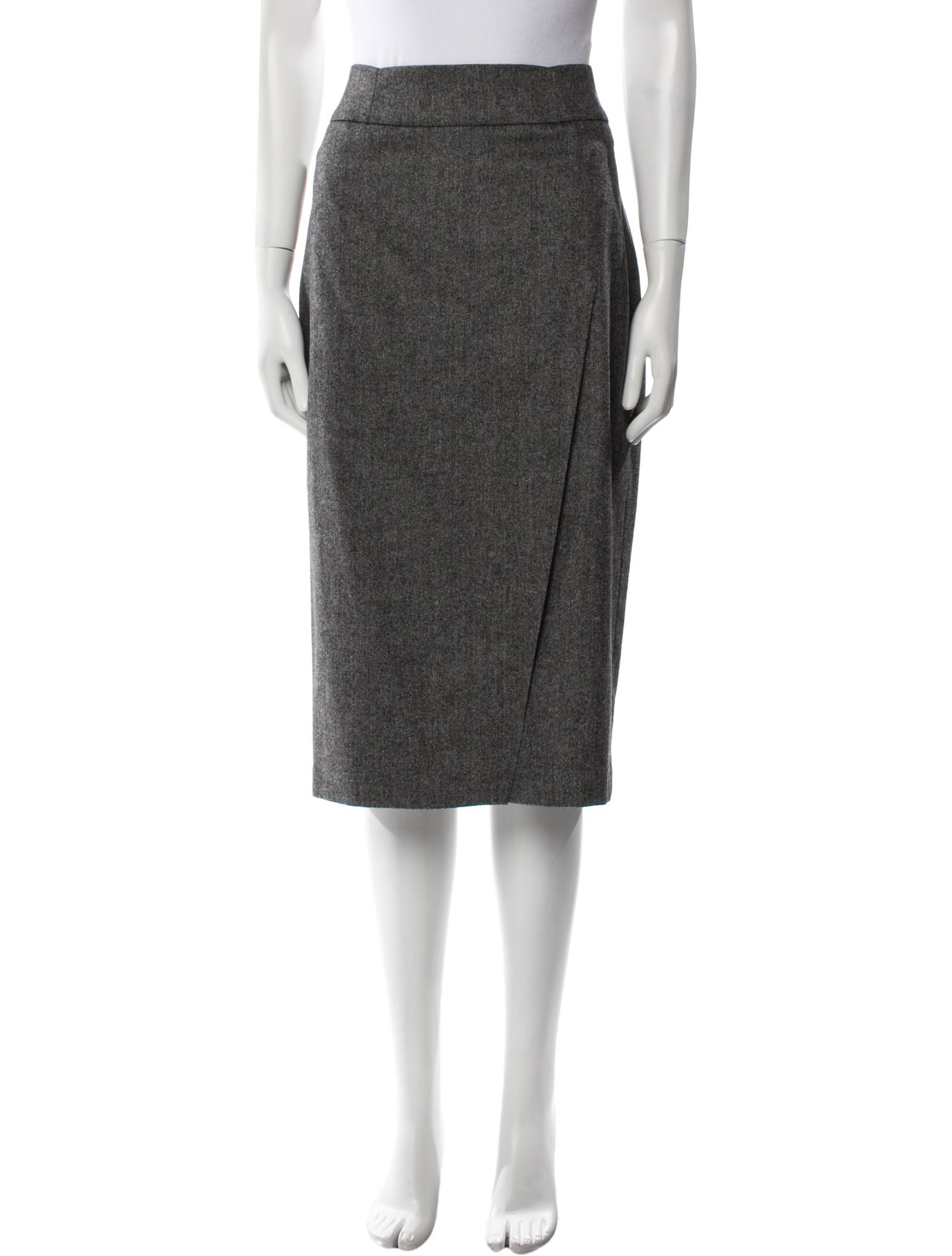 Brunello Cucinelli Virgin Wool Knee-Length Skirt