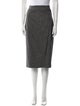 Brunello Cucinelli Virgin Wool Knee-Length Skirt