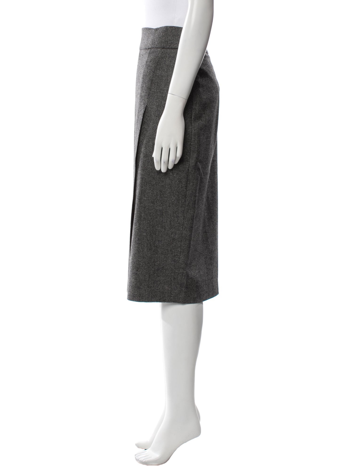Brunello Cucinelli Virgin Wool Knee-Length Skirt