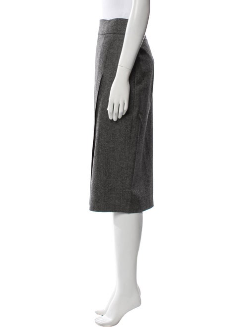 Brunello Cucinelli Virgin Wool Knee-Length Skirt
