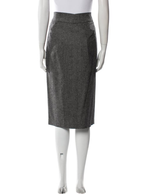 Brunello Cucinelli Virgin Wool Knee-Length Skirt