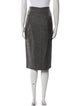 Brunello Cucinelli Virgin Wool Knee-Length Skirt