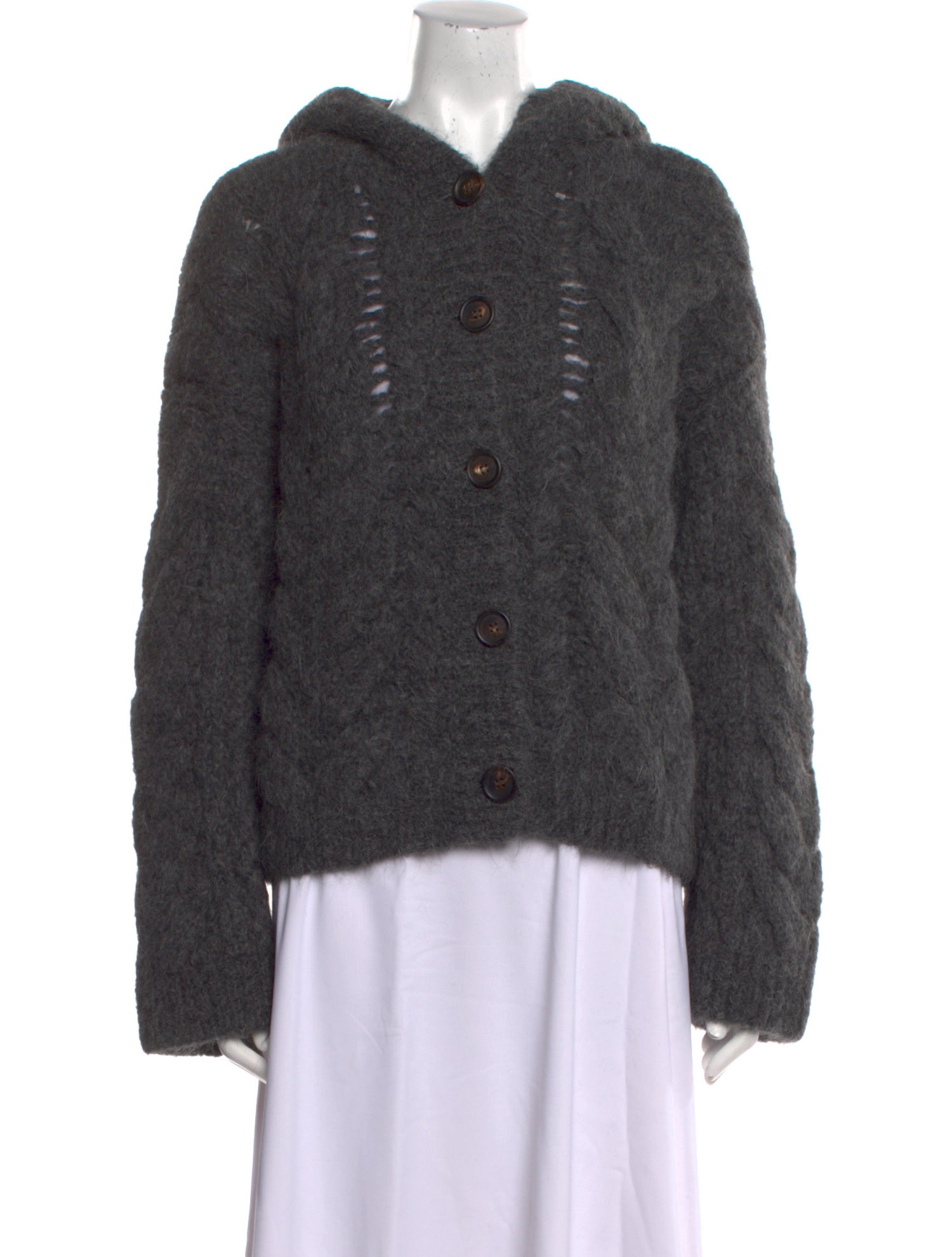 Brunello Cucinelli Alpaca V-Neck Sweater