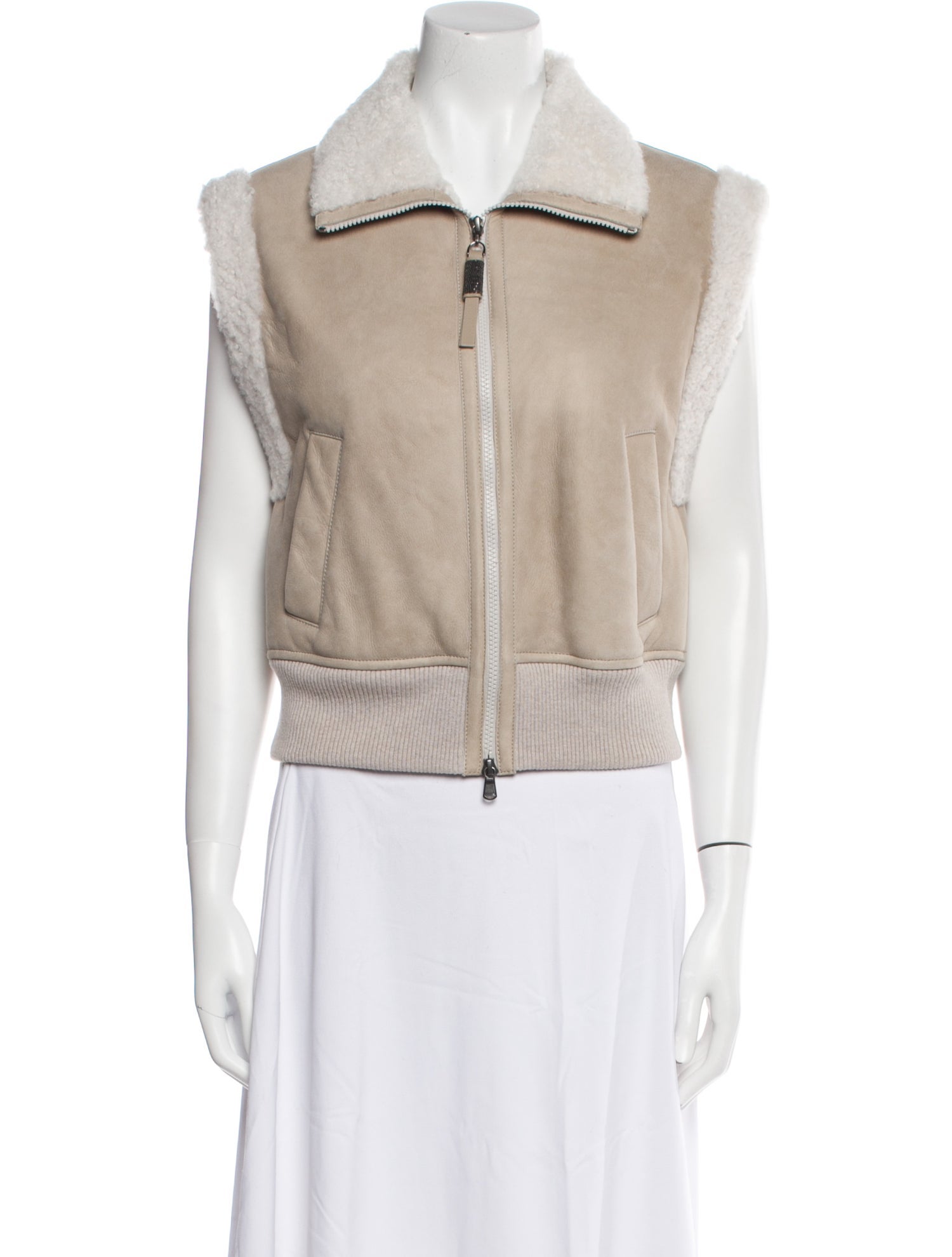 Brunello Cucinelli Leather Vest w/ Tags