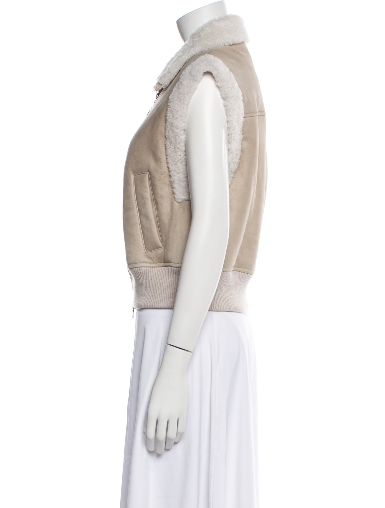 Brunello Cucinelli Leather Vest w/ Tags