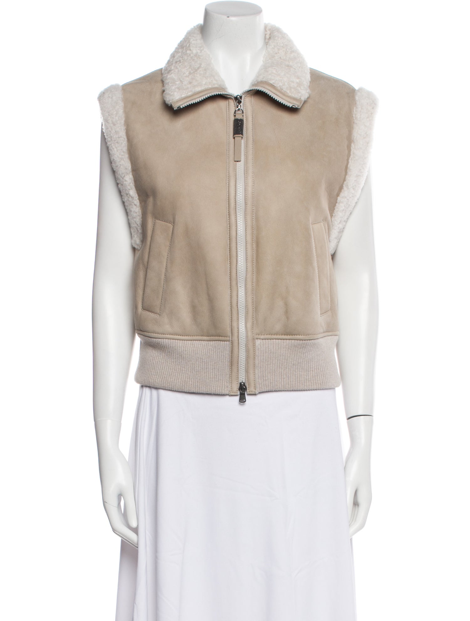 Brunello Cucinelli Leather Vest w/ Tags